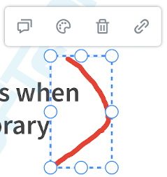 annotation popup